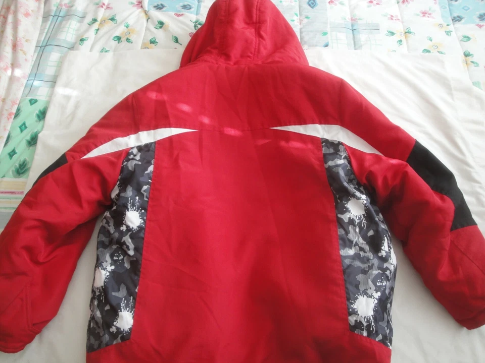 CHAQUETA DE INVIERNO PARA NIÑOS JÓVENES CON CREMALLERA FADED GLORY 2 CHAQUETAS EN 1 TALLA XL 14-16 Foto 4 de 4