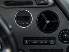 Pour Toyota Supra MK4 93-96 Anneau en aluminium poli pour une montre numérique