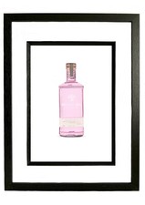 Gin Bottle Home Decor Wall Art Print Gift Idea A4