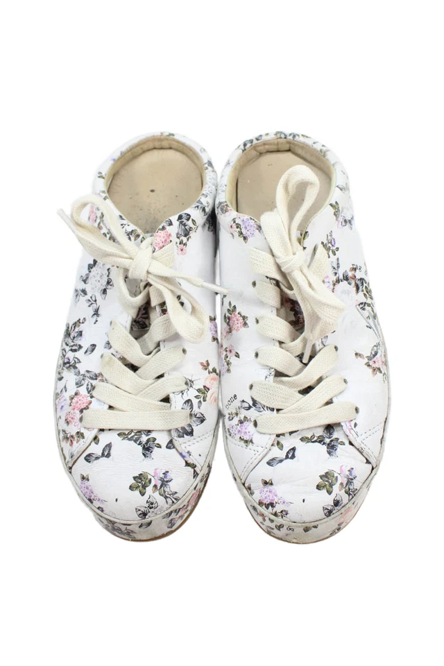 Rag & Bone Women's Lace Up Round Toe Rubber Sole Floral Sandals Size 6 - Image 2 of 4