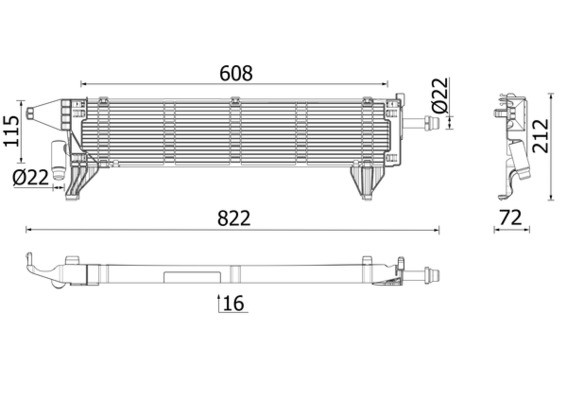 Mahle KüHler WasserküHler FüR Mercedes-Benz Glc 200 Eq Boost 4Matic 300 Cls-image