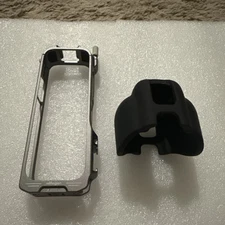 aMagisn for Insta360 X4 Aluminum Metal Frame Case Protective Silicone Lens Cap