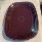 Rectangle Fiesta SERVING PLATTER PLATE mulberry purple FIESTA USA 12" X9”