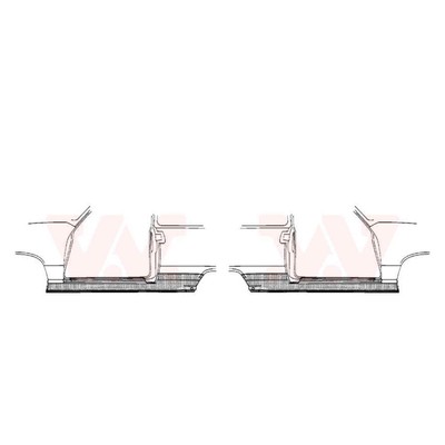 Set Schweller Reparaturblech links rechts passend für VW Polo 6N2 6N1