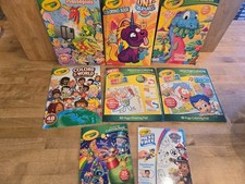 Lot of 8 Crayola Coloring Activity Sticker Mess Free Books - New