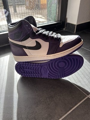 NIKE Air Jordan 1 Retro High OG Purple (2. Wahl) 555088-500 Gr. 43