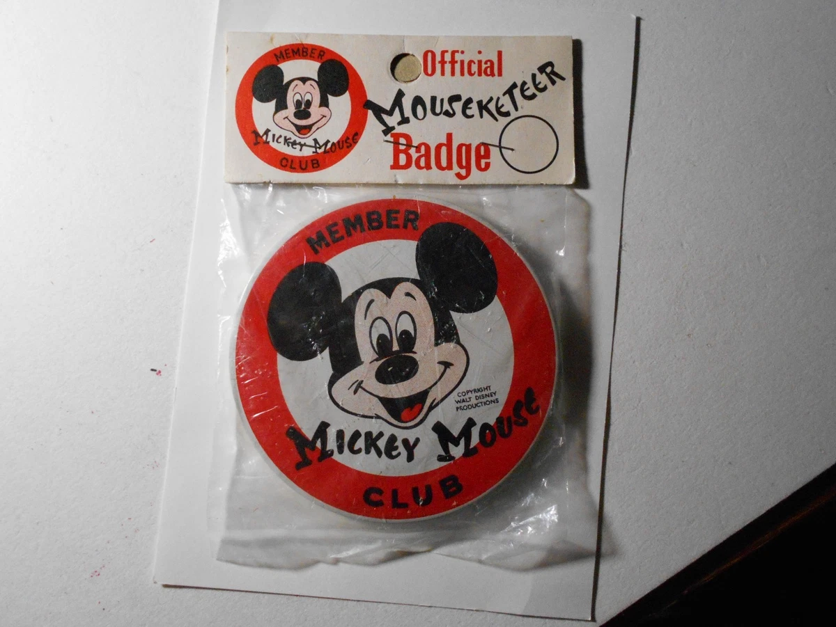 希少 60s~ Mickey Vintage Button Badge