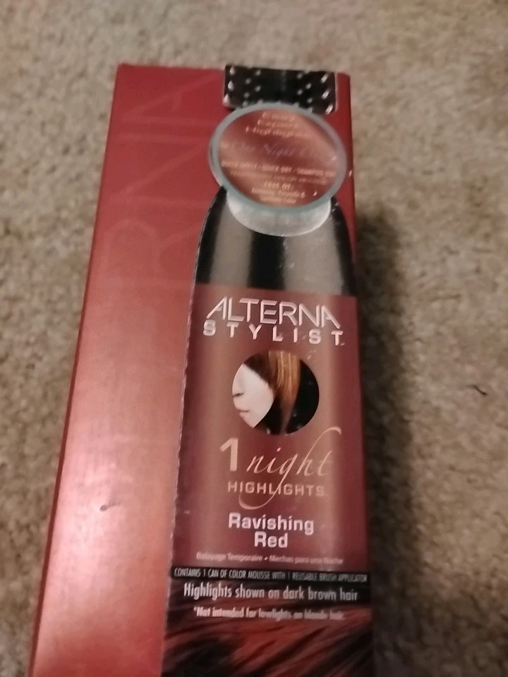 Alterna Stylist 1 Noche Destacados Encantador Rojo Botella 3.3oz (Nuevo En Caja) Foto 3 de 3