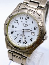 SEIKO ALBA V145-0AP0 wristwatch, working condition, battery replaced.