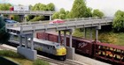 VINTAGE EARLY ERA 1930s HIGHWAY CONCRETE OVERPASS 150ft LONG- HO Scale KIT - NEW — photo 9