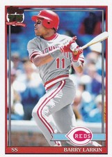 BARRY LARKIN TOPPS 1991 35TH ANNIVERSARY RETRO REDS #T91-81 2026 26 S1
