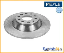 2 pieces brake disc Meyle 1155230027 rear axle for Audi A6
