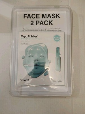 Dr. Jart+ 2 PACK Cryo Rubber Single-Use Cooling SOOTHING Mask Centella Asiatica