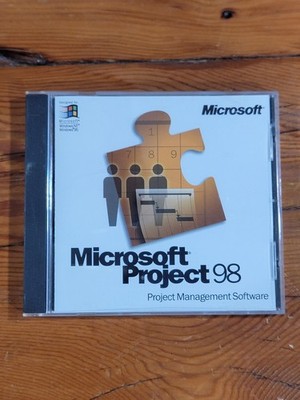 Microsoft Project 98 Project Management Software w/ CD Key