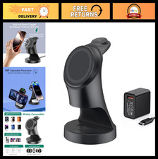 3-in-1 Magnetic Wireless Charging Stand, Fast Charger for iPhone, Apple Watch