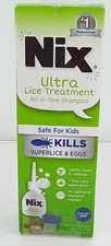 Nix Ultra Lice Treatment, Safe for Kids. Kills Superlice & Eggs BB DATE 10/2027