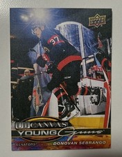 Upper Deck 2025-26 Series 1 UD Canvas Young Guns Donovan Sebrango #C-97 Senators