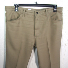 Vintage Wrangler 90's Polyester Pants Mens Size 38x30 Western Rockabilly Rancher