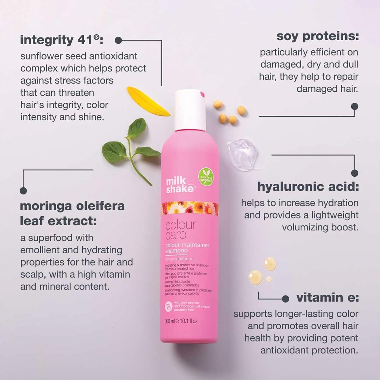 Flower Color Shampoo for Color Treated Hair