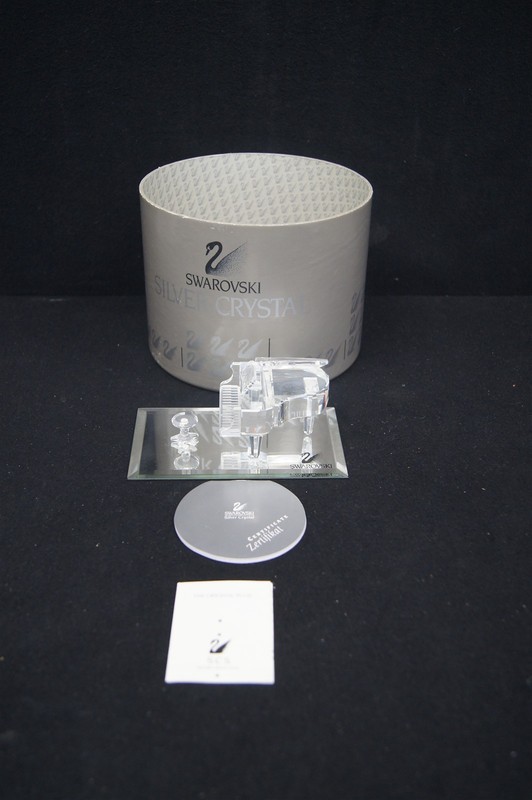 SWAROVSKI Crystal Grand Piano Figurine W/Box NO LID