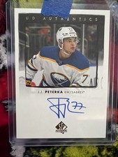 2024-25 SP Authentic J.J. Peterka UD Authentics Auto 2022-23 Update
