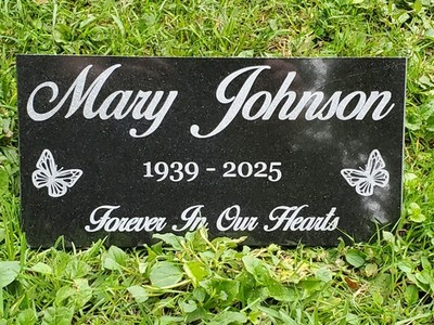 Personalized Memorial Stone Granite Grave Marker Custom Human Headstone t16