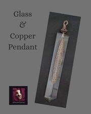 Glass  Copper Pendant