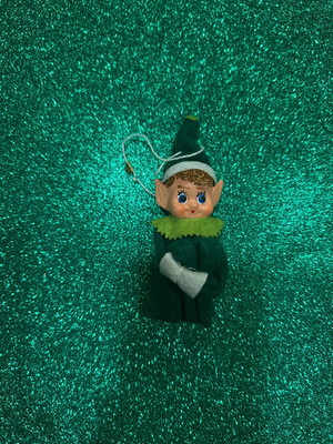 Retro Pixie Elf Christmas Ornament New 2025 MO-7061