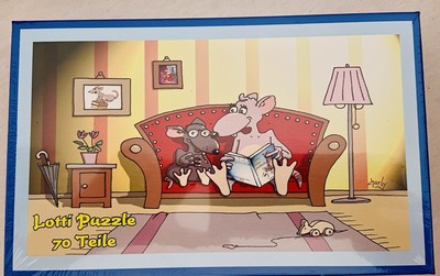 NEU in OVP. Ravensburger - Lotti Leseratte Puzzle 70 Teile  Neu  in OVP
