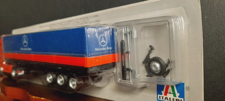 ITALERI CAMION MERCEDES - EDIZIONE FABBRI - SCALA 1/87 H0 - NUOVO IN BLISTER - Immagine 4 di 4