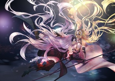 Fategrand Order Jeanne Darc Alter Fate Series Anime Poster 11x17in Wall Art