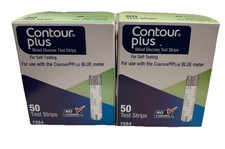100 Contour Plus Test Strips Exp 11/26 4/27 34.50 FR SHIP