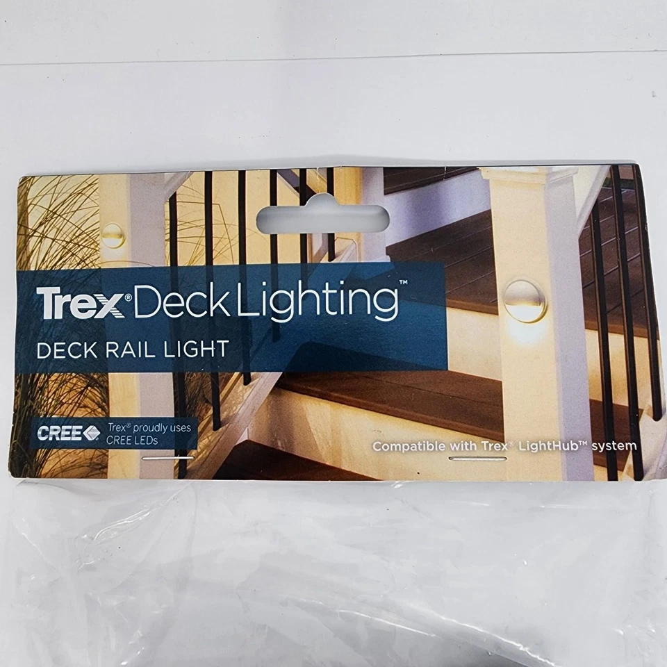 Trex 2.75" Deck Rail Light compatible with Trex LightHub System, Charcoal Black - Image 2 of 4
