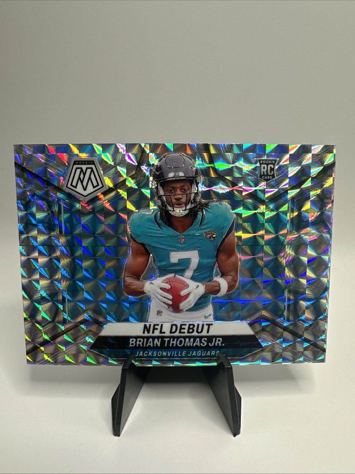 2024 Panini Mosaic - NFL Debut Brian Thomas Jr. #282 Mosaic Prizm (RC)