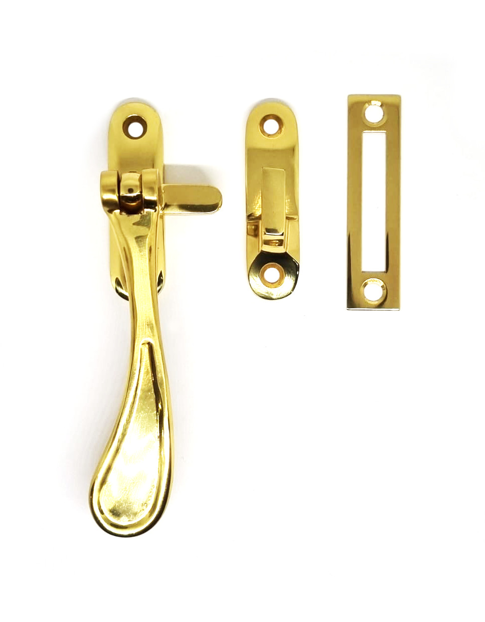 Carlisle Brass M73 - Reversible Casement Fastener - Polished Brass