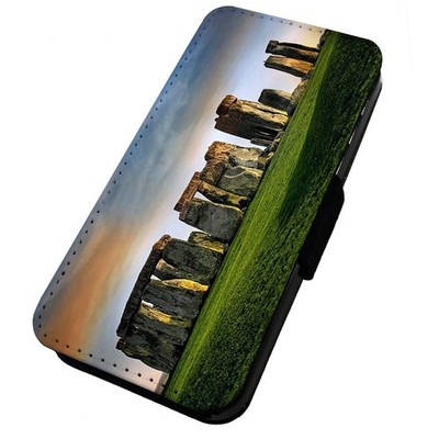 Bedruckte Klapp Handyhülle iPhone, Samsung & Huawei Stonehenge England