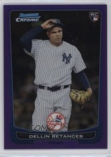 2012 Bowman Chrome Purple Refractor 199/199 Dellin Betances #57 7eo