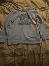 GAP Kids Boys Crewneck Sweatshirt Size M 8 Blue Graphic S.F. Athletic Dept