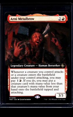 2023 MTG Magic The Gathering MAT The Aftermath Extended Art #159 Arni Metalbrow