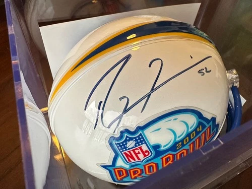 Ray Lewis Signed 2004 Pro Bowl Mini Helmet