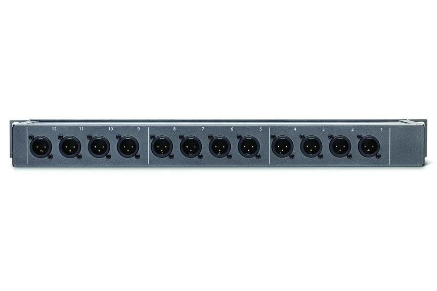 Hosa PDR-369 12-Point XLR Patch Bay – Reversible, Balanced - Image 3 of 4