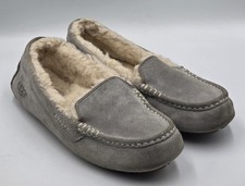 UGG women's Ansley Slip OnGray suede shearling slippers Shoes sz 10 UGG S/N 3312