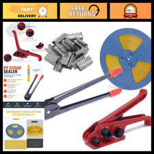 All-in-One Strapping Kit - Poly Band, Tensioner, 100 Metal Seals  Tools