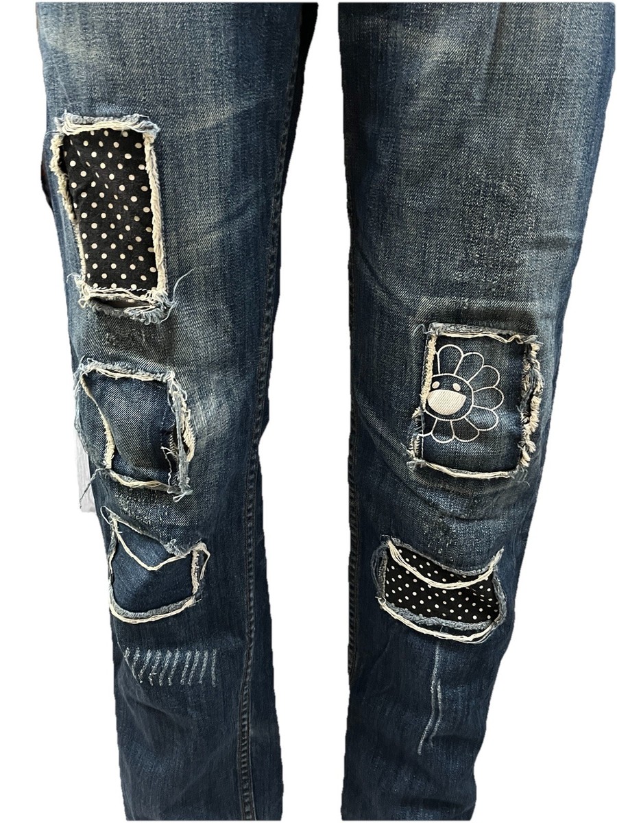 Vtg 2006 Levi's Fenom x Fragment Design 505 Disco Denim Hiroshi