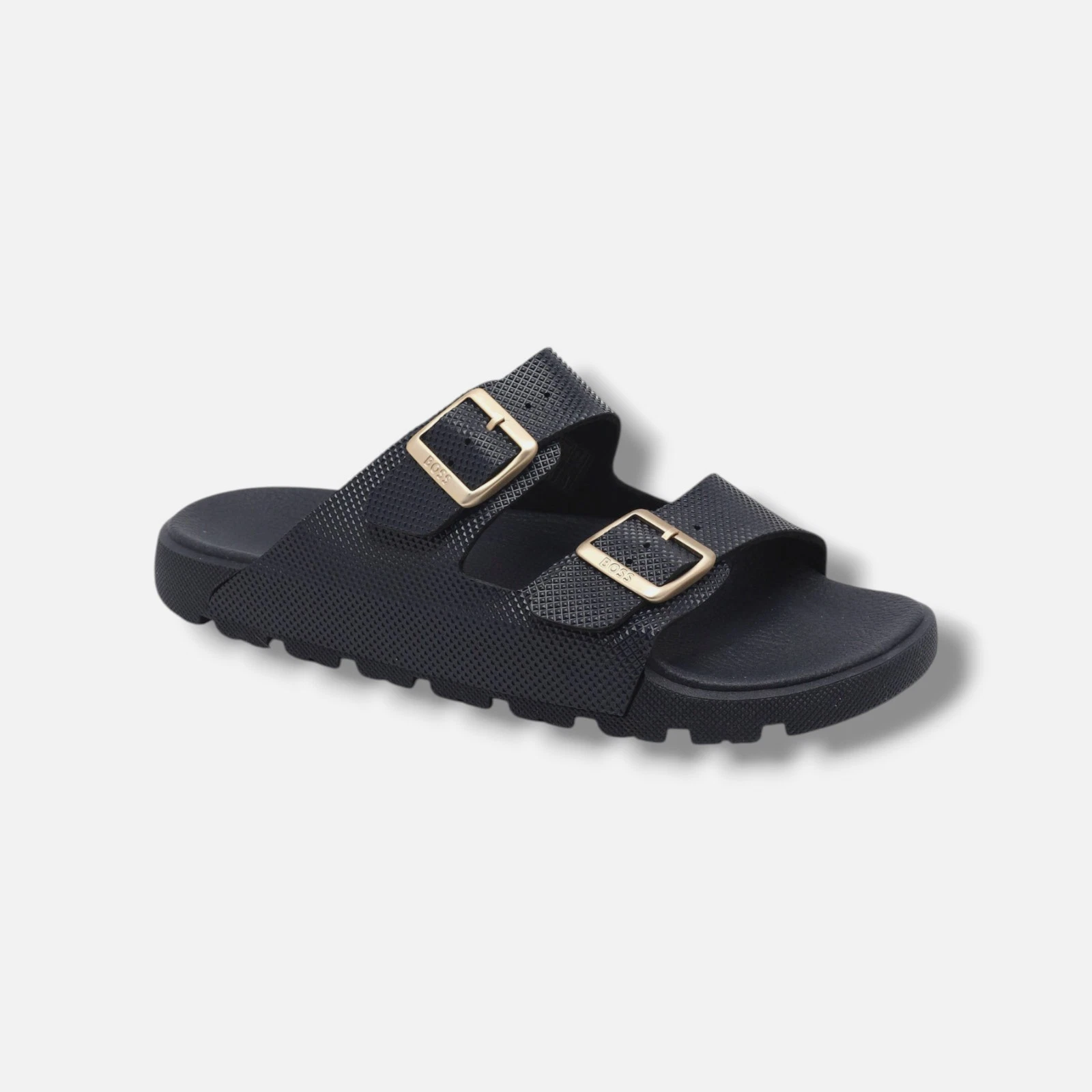 BOSS Men's Blue Surfley Slide Sandal Shoe Size 13