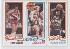 1980-81 Topps Tom Owens Purvis Short Jack Sikma #100-225-201 HOF 0a1