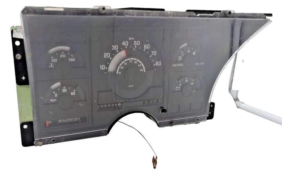 1988-1991 Chevrolet Chevy C/K 1500 2500 3500 Gas Instrument Cluster Speedo 435k - Image 2 of 4