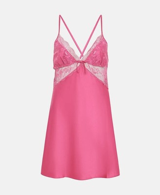Schickes Damen Neglige Nachthemd  LingaDore Farbe pink Größe XXL neu