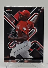 2022 Topps Finest #69 Hunter Greene Rookie Card Cincinnati Reds MLB RC. rookie card picture