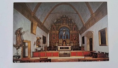 Postcard Mission San Carlos Bor Romeo Del Rio Carmel California Posted
